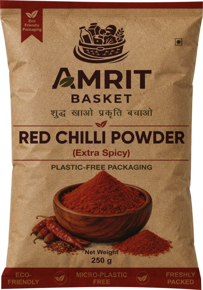 Lal Mirch Powder (Red Chilli Powder) - Extra Spicy | Amrit Basket