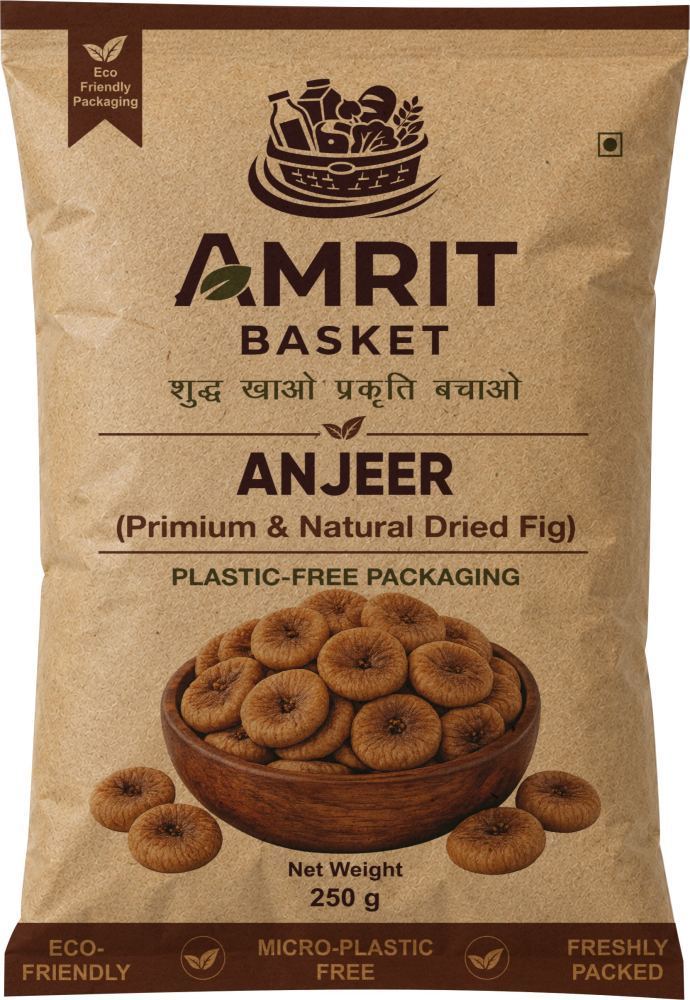 Dried Figs (Anjeer) Regular Size - Premium | Amrit Basket