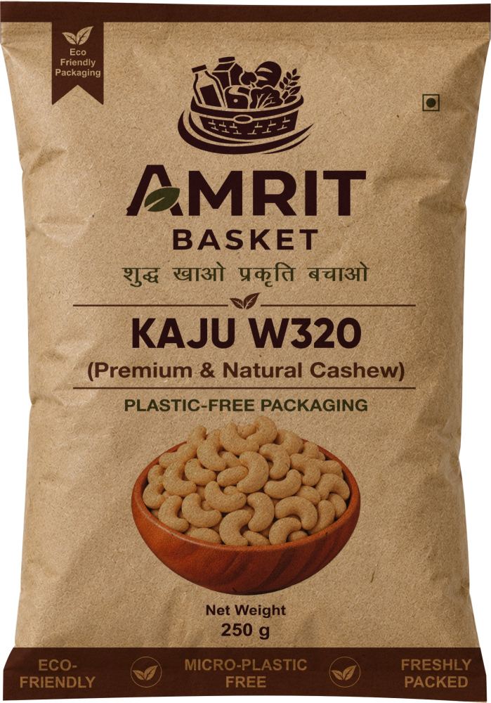 Kaju W320 (Regular Size Cashew Nuts) - 250g