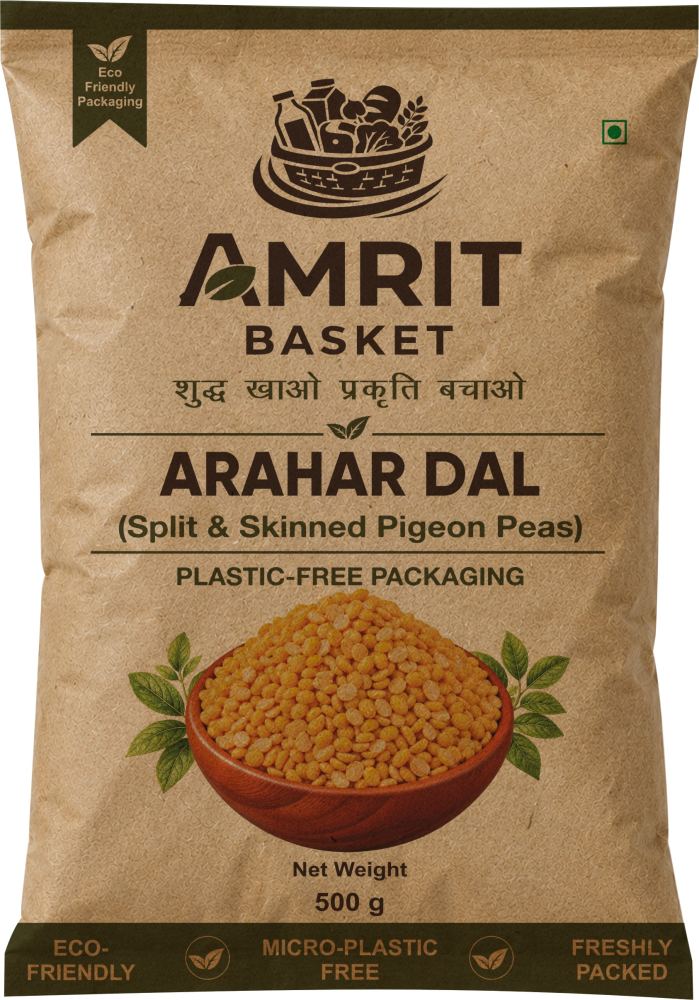 Arhar Dal/Toor Dal (Split and Skinned Pigeon Peas) - 500g